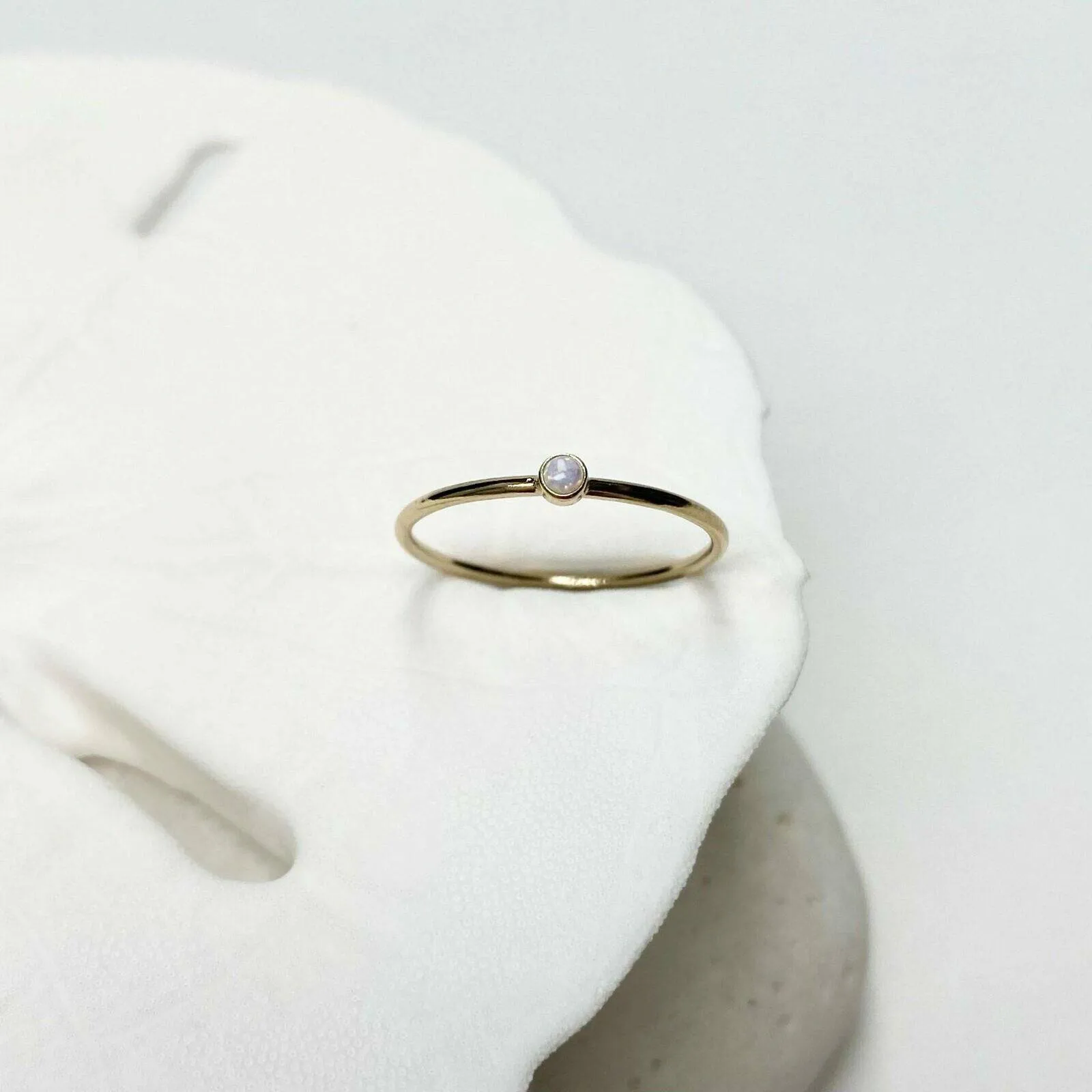 Stacking Mini Birthstone Ring