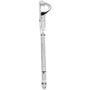 Sterling Silver 3/8 CTW Diamond Key Pendant