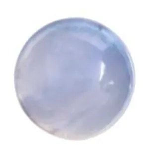 sterling silver blue agate stacking ring