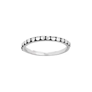 Sterling Silver Dot Stacking Ring