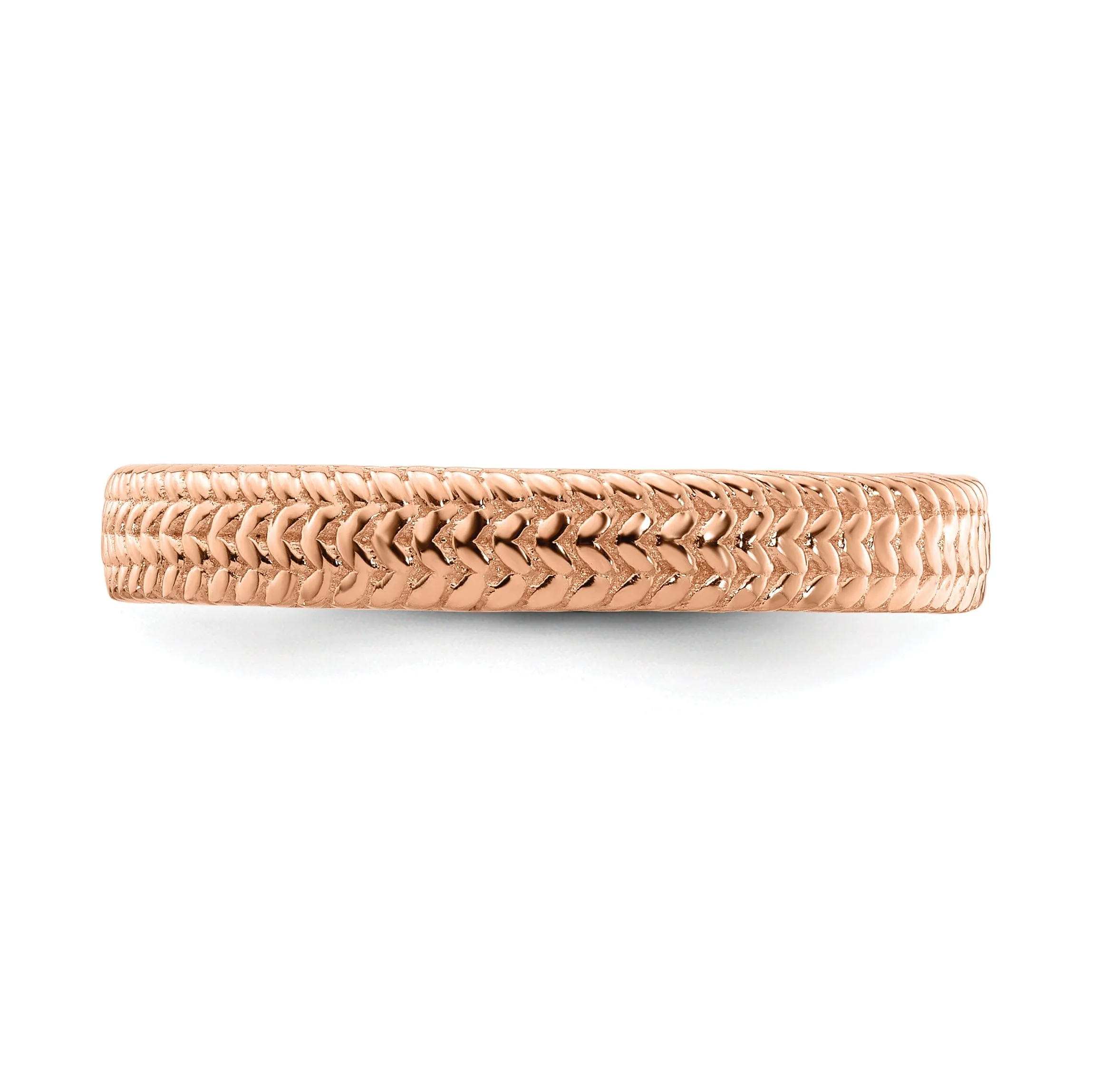 Sterling Silver Pink-Plated Ring