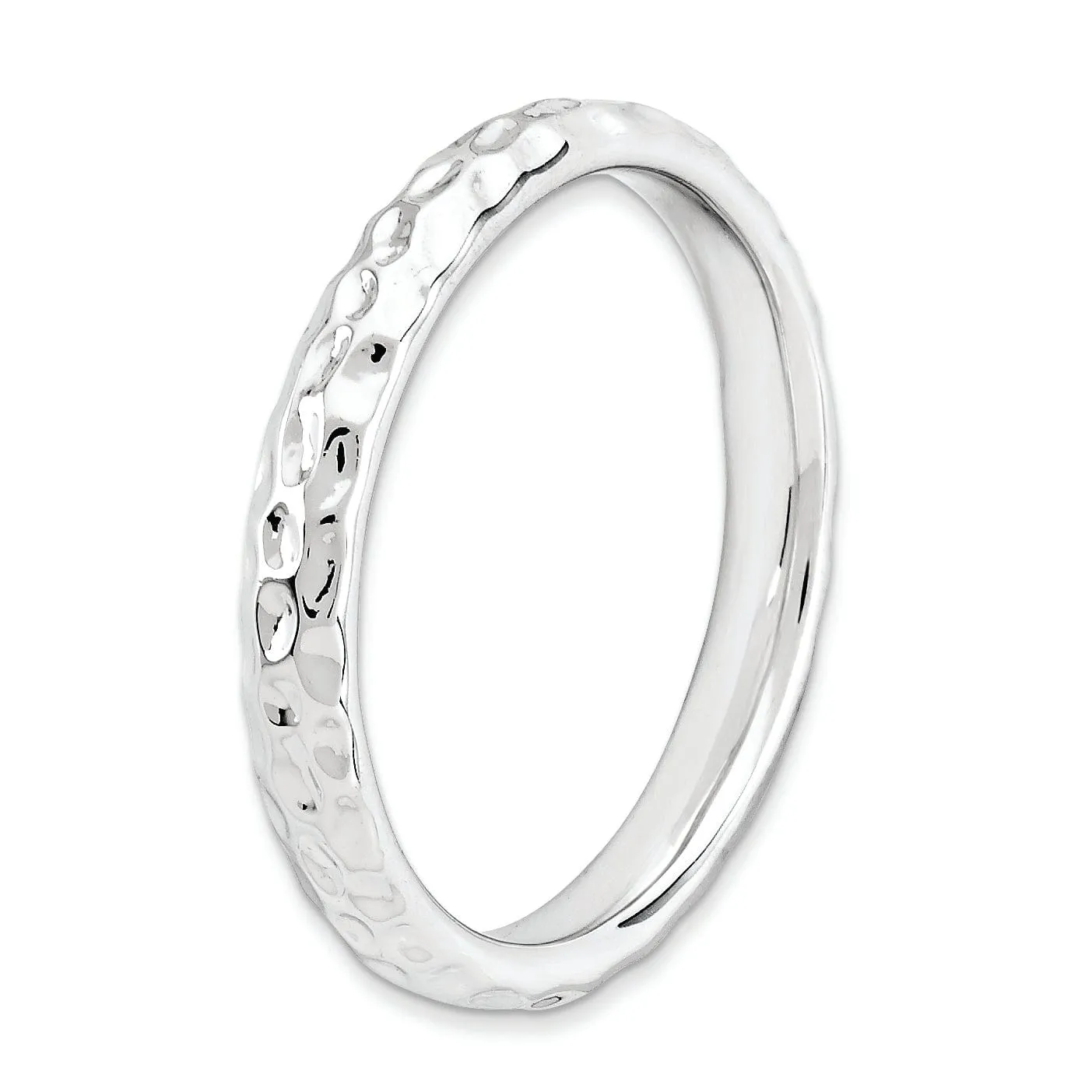 Sterling Silver Rhodium Ring