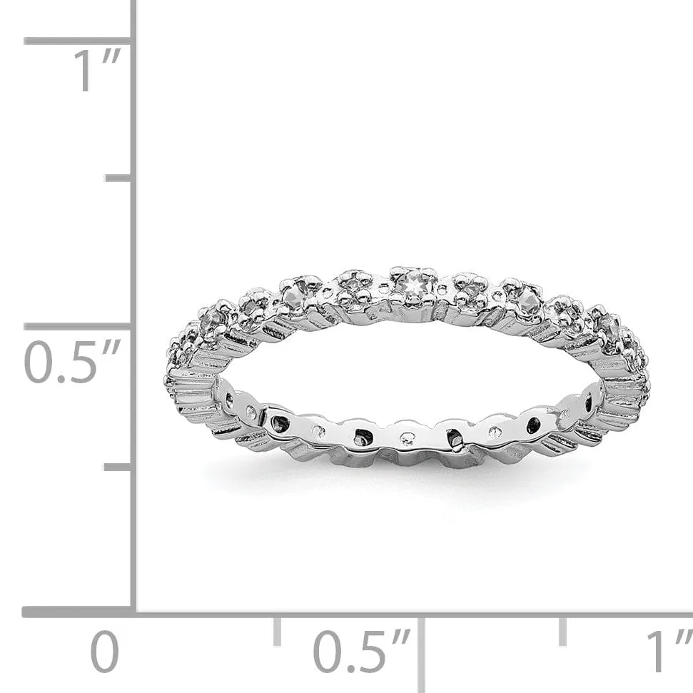Sterling Silver Stackable Expressions Ring