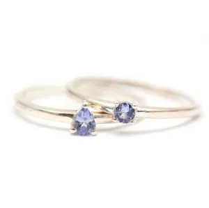 Sterling Tanzanite Rings