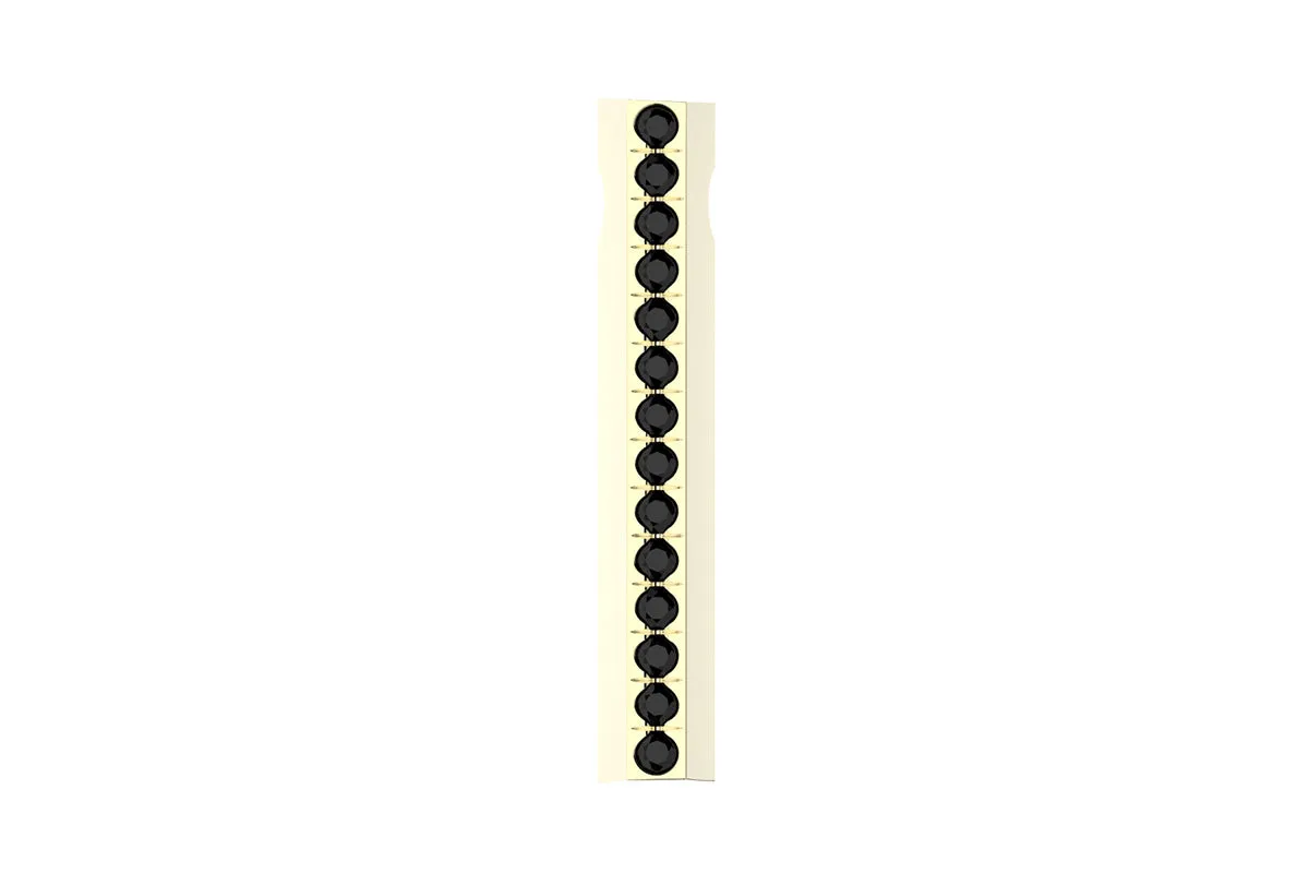 STONE BAR - 14k Diamond Pavé - Pendant