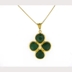 Stone Cross Pendants