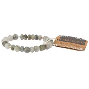 Stone Stacking Bracelet: Labradorite