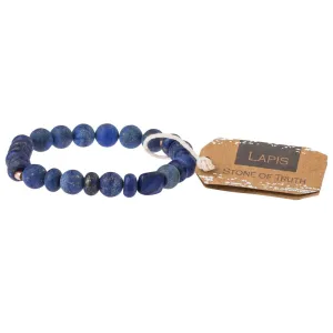 Stone Stacking Bracelet: Lapis