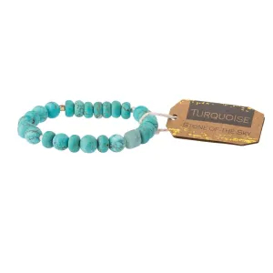 Stone Stacking Bracelet: Turquois
