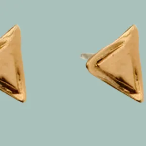 Stud Earrings from Bluenoemi 9 KT Gold Post Earrings