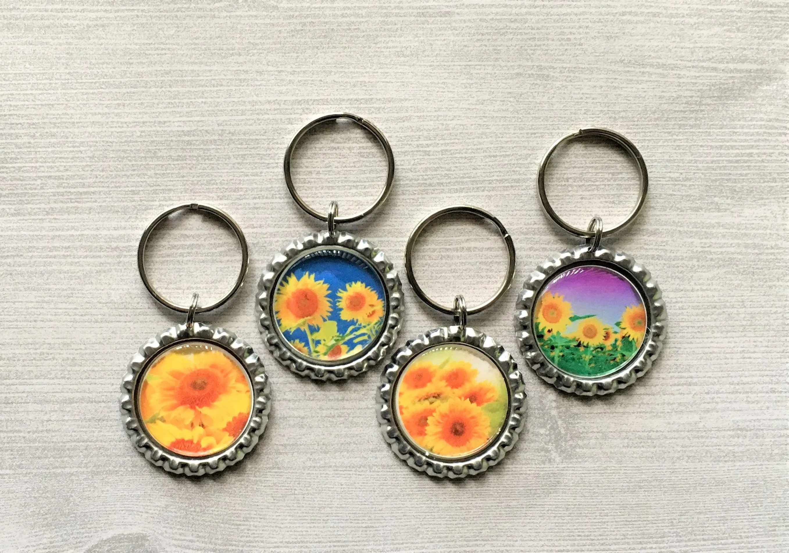 Sunflower Keychains