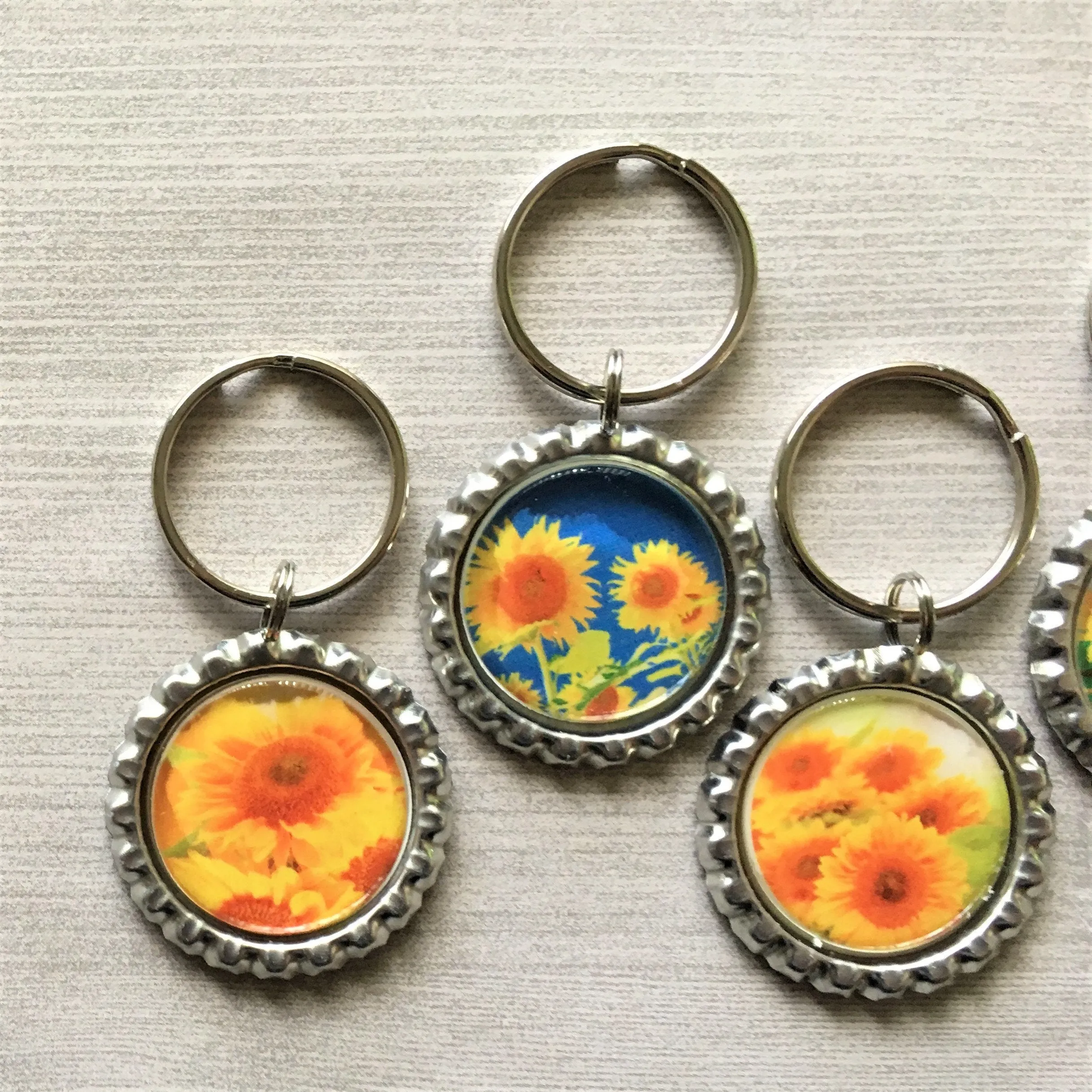 Sunflower Keychains