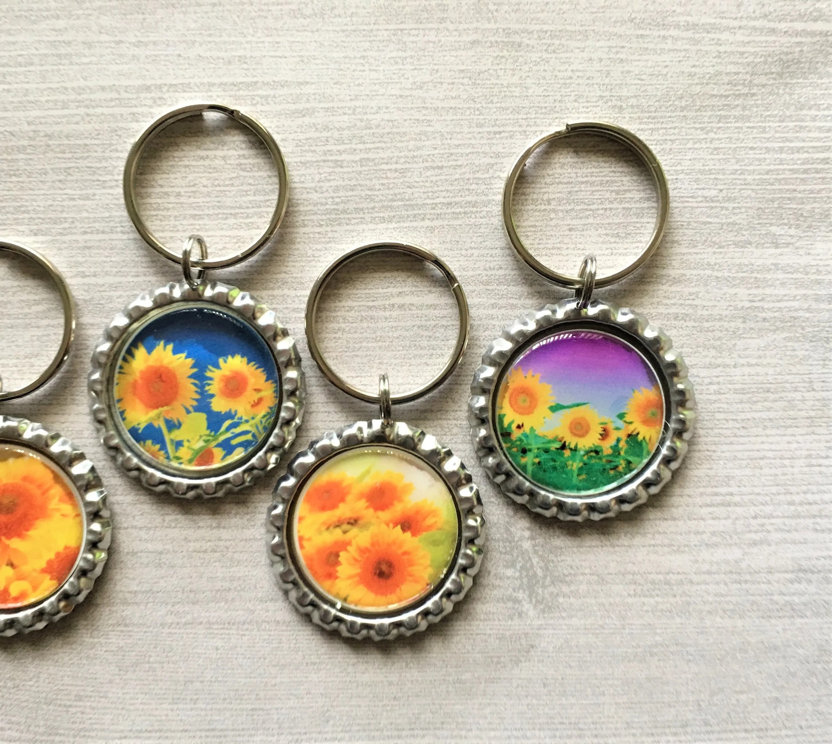 Sunflower Keychains