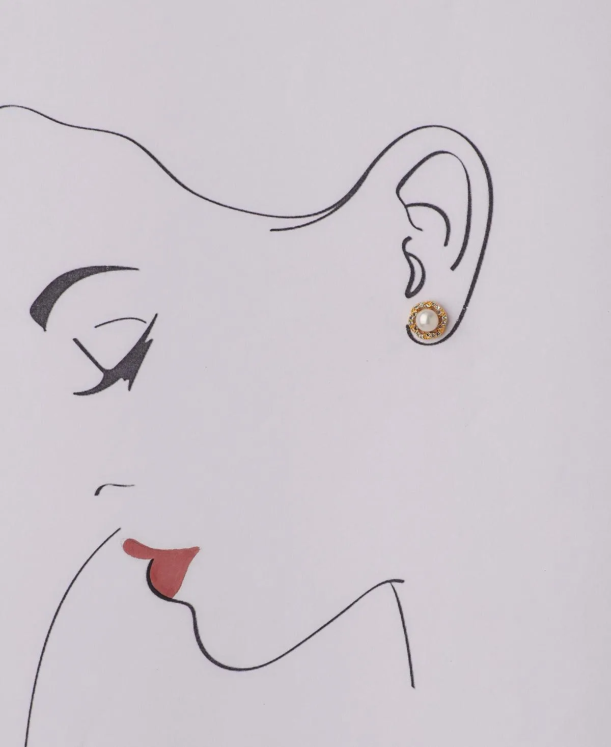 Sweet & Simple Pearl Stud Earring