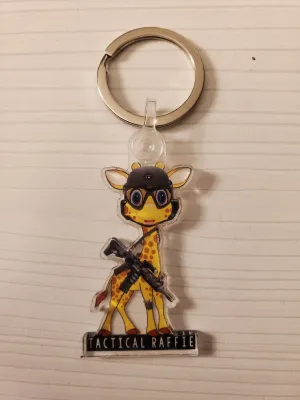 Tactical Raffie Keychain