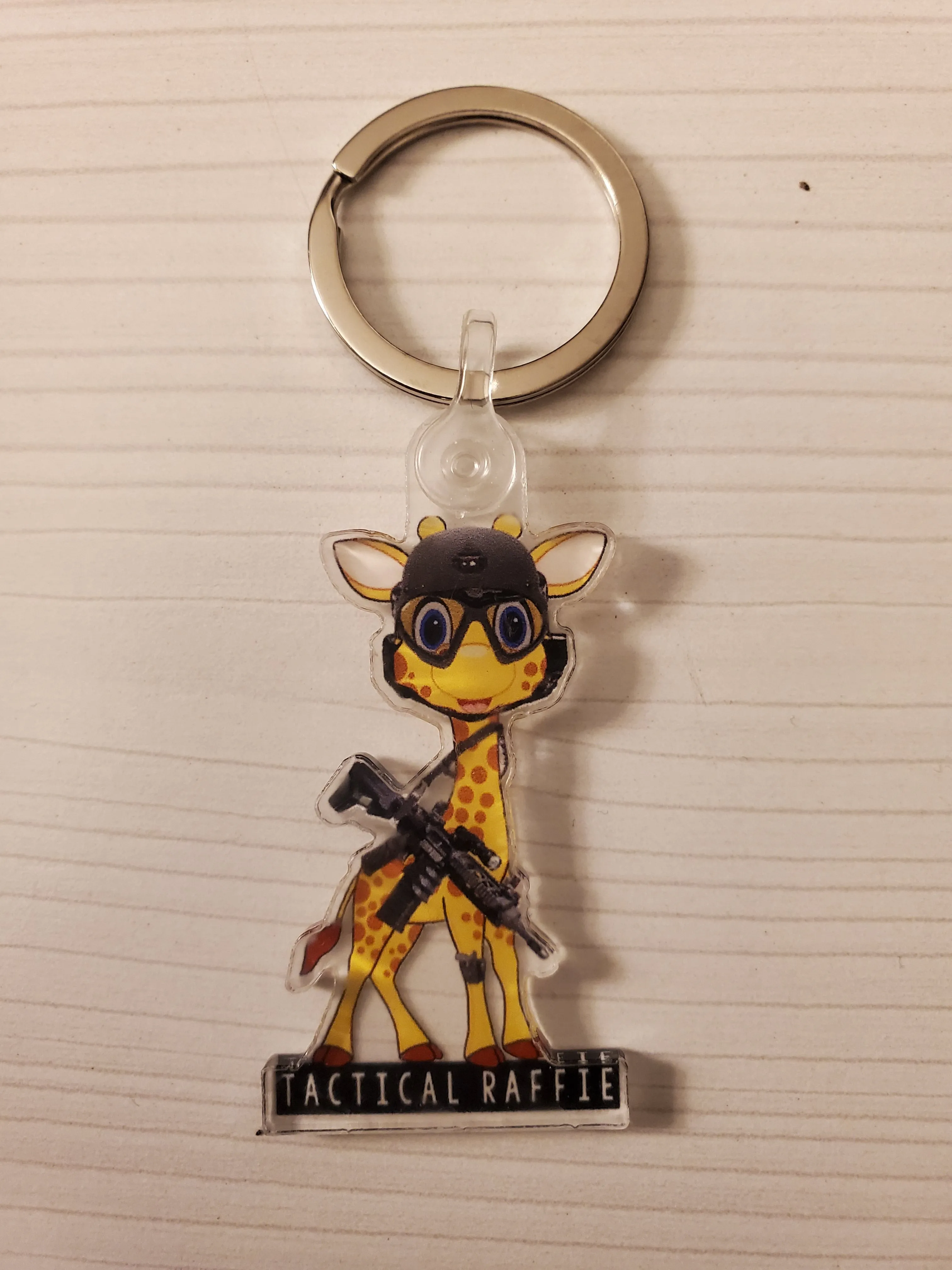 Tactical Raffie Keychain