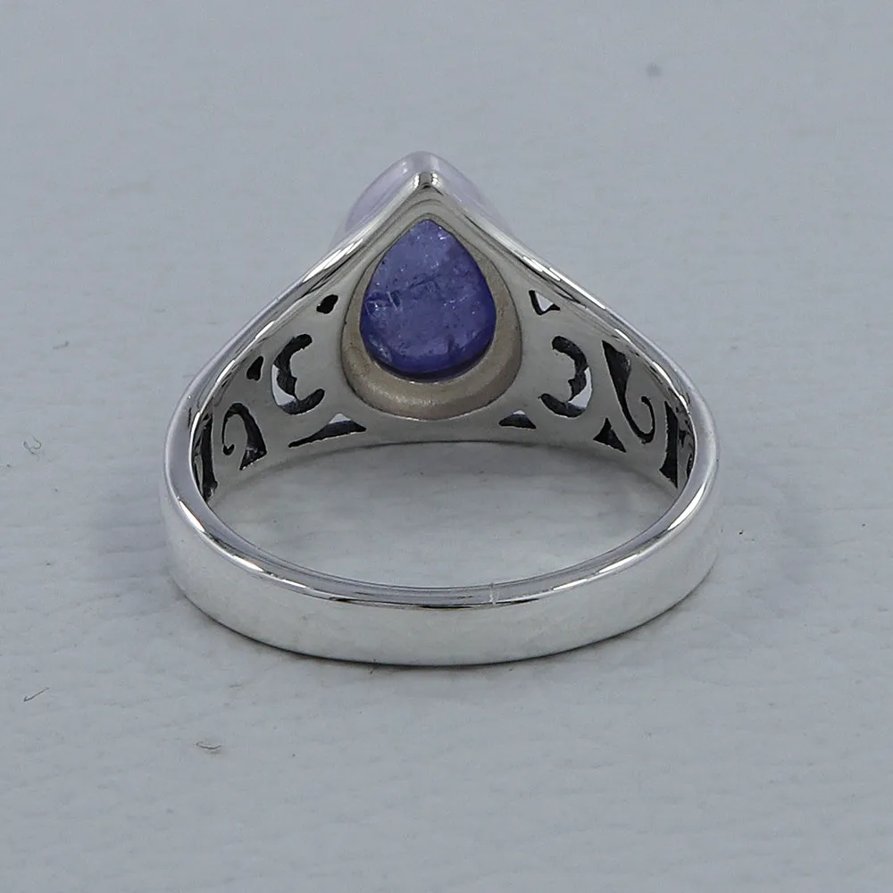 Tanzanite Gemstone Sterling Silver Rings