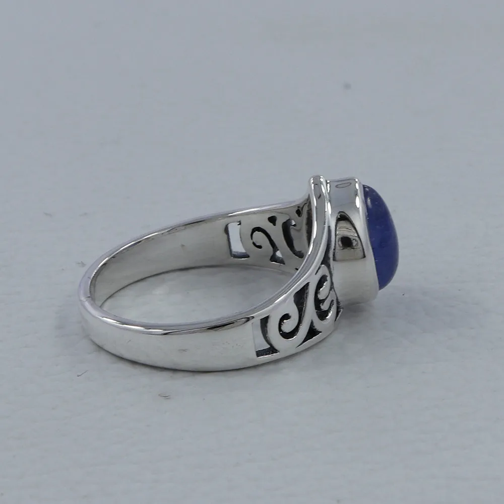 Tanzanite Gemstone Sterling Silver Rings
