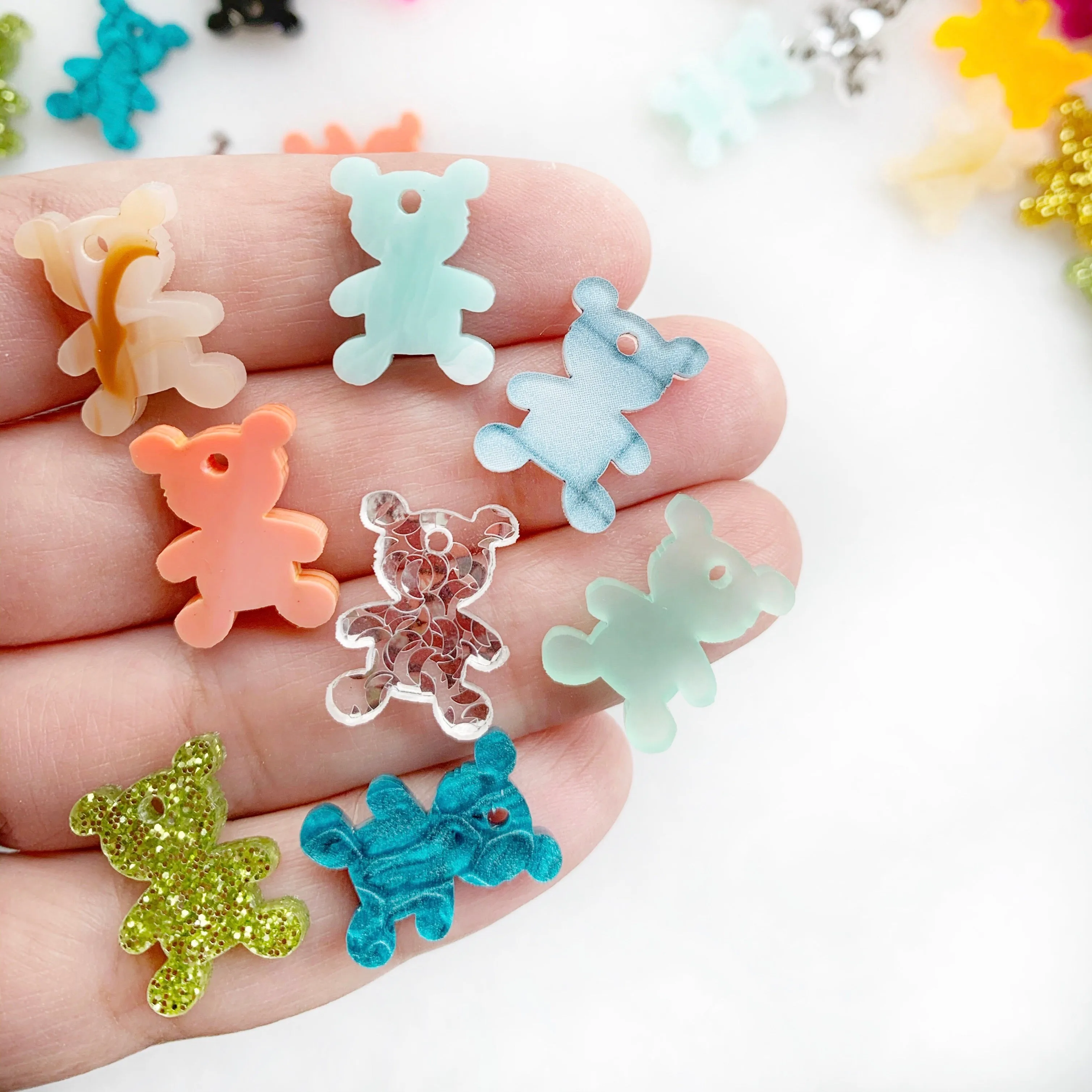 Teddy Bear charms / 10 Pieces, 20mm