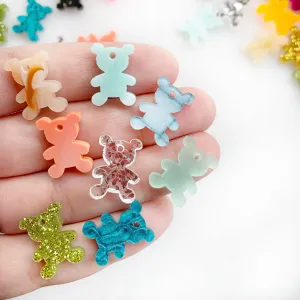 Teddy Bear charms / 10 Pieces, 20mm