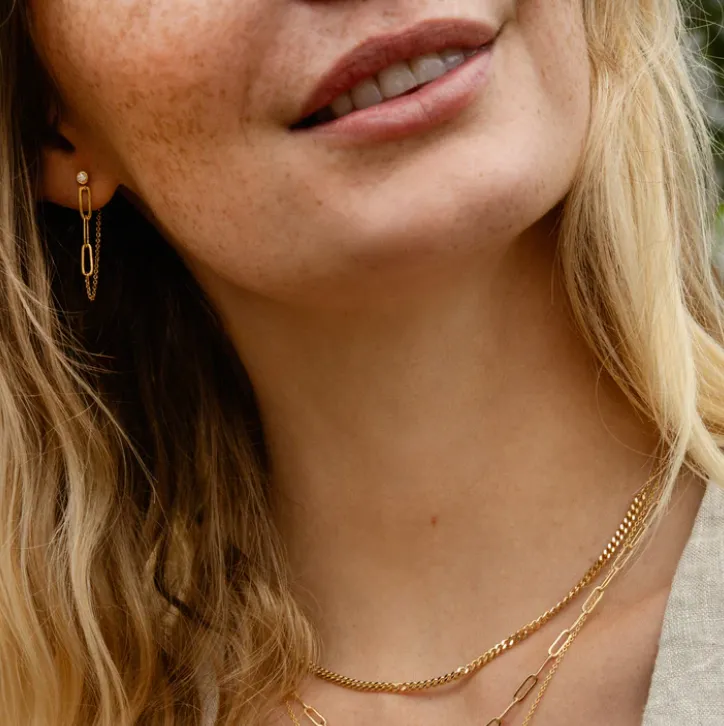 Thatch - Juni Mixed Chain Drop Earrings