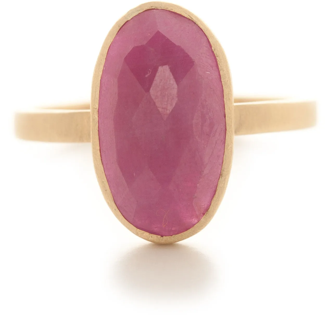 The Brick House Long Ruby Ring