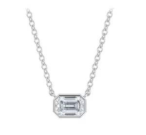 The Forevermark Tribute™ Collection Emerald Diamond Necklace