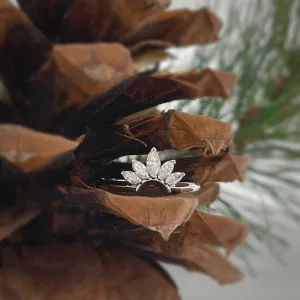 Theia Marquis Diamond Band - 14k White Gold