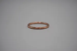 Thicker Rose Gold Stacker Ring