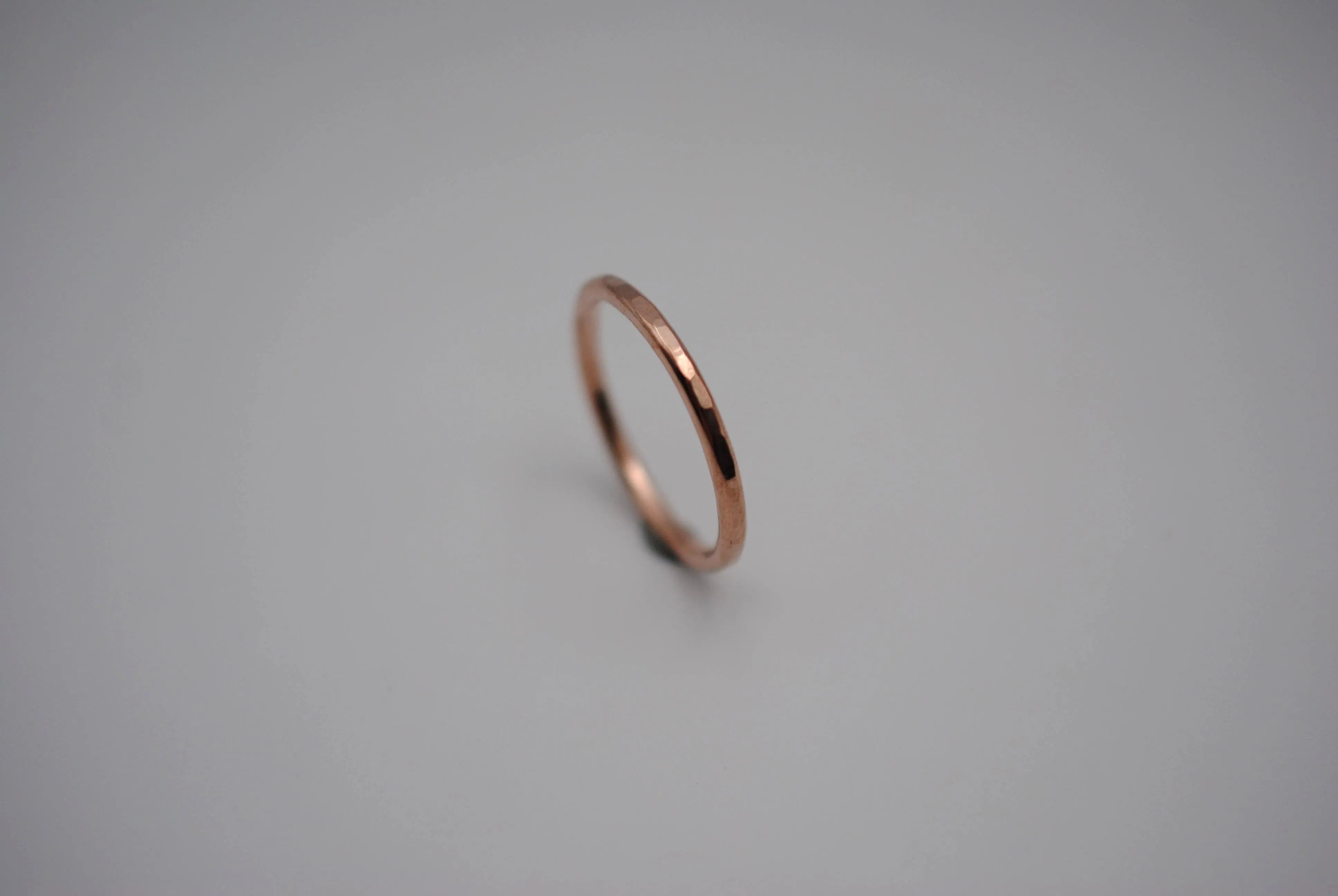Thicker Rose Gold Stacker Ring
