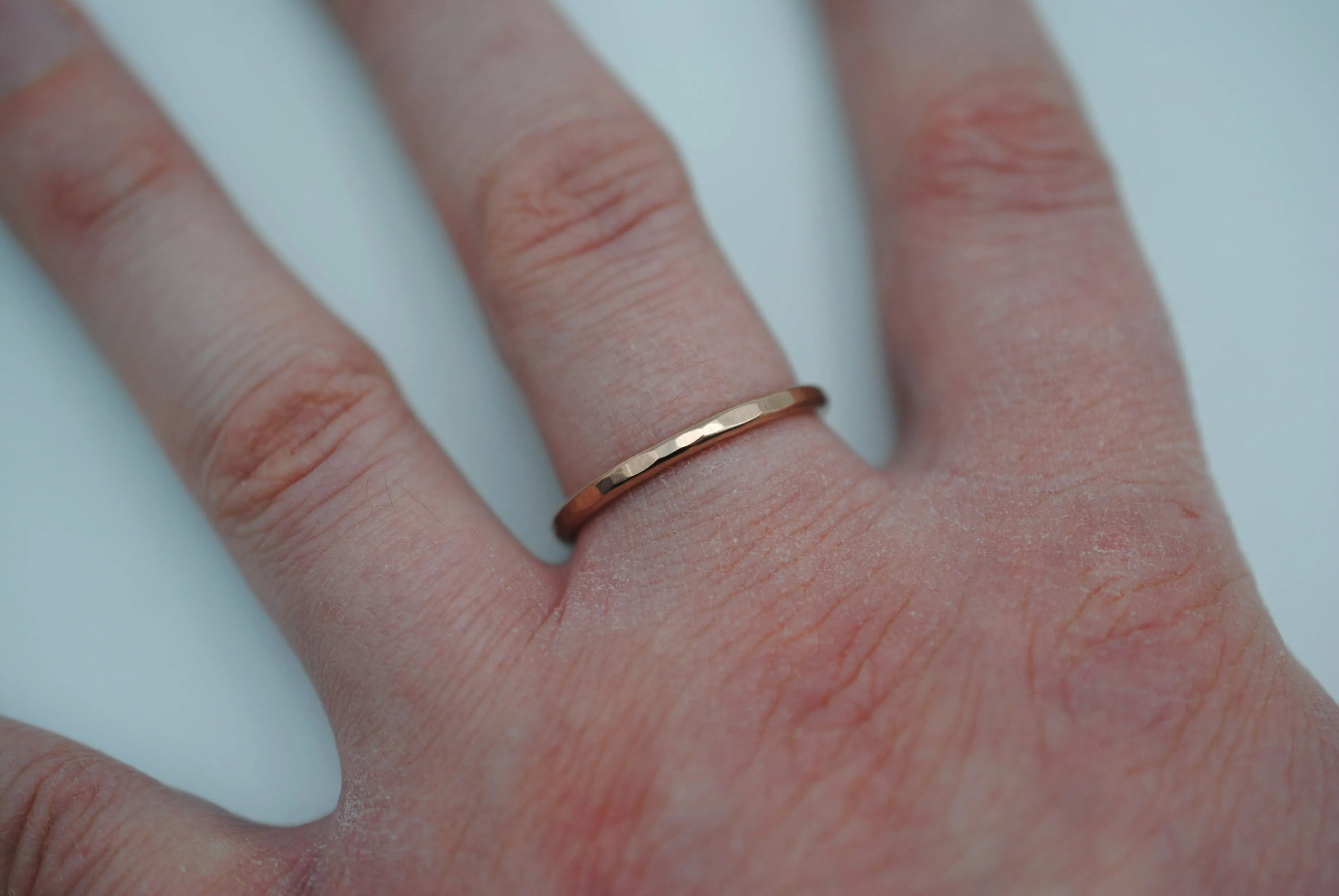 Thicker Rose Gold Stacker Ring