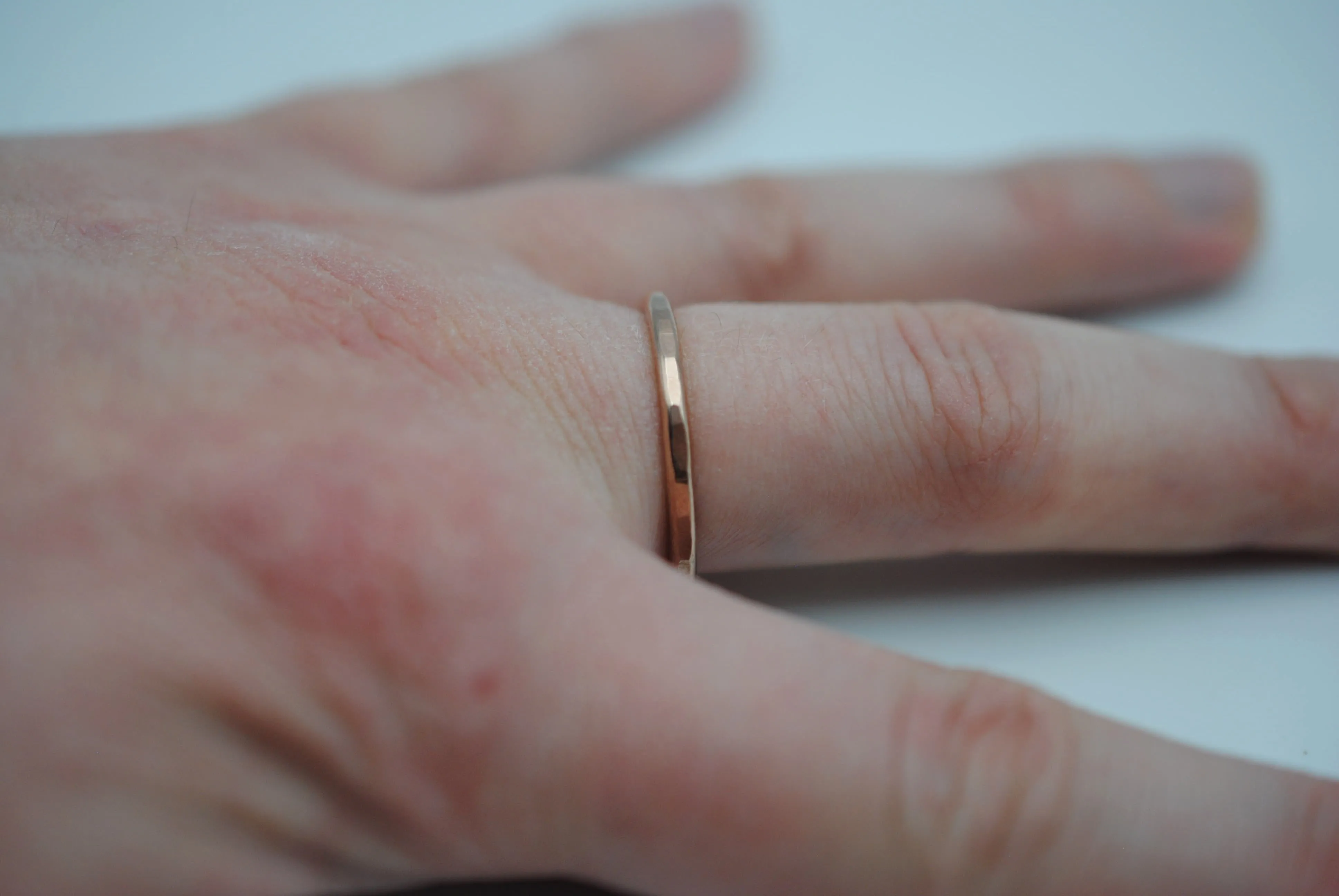 Thicker Rose Gold Stacker Ring