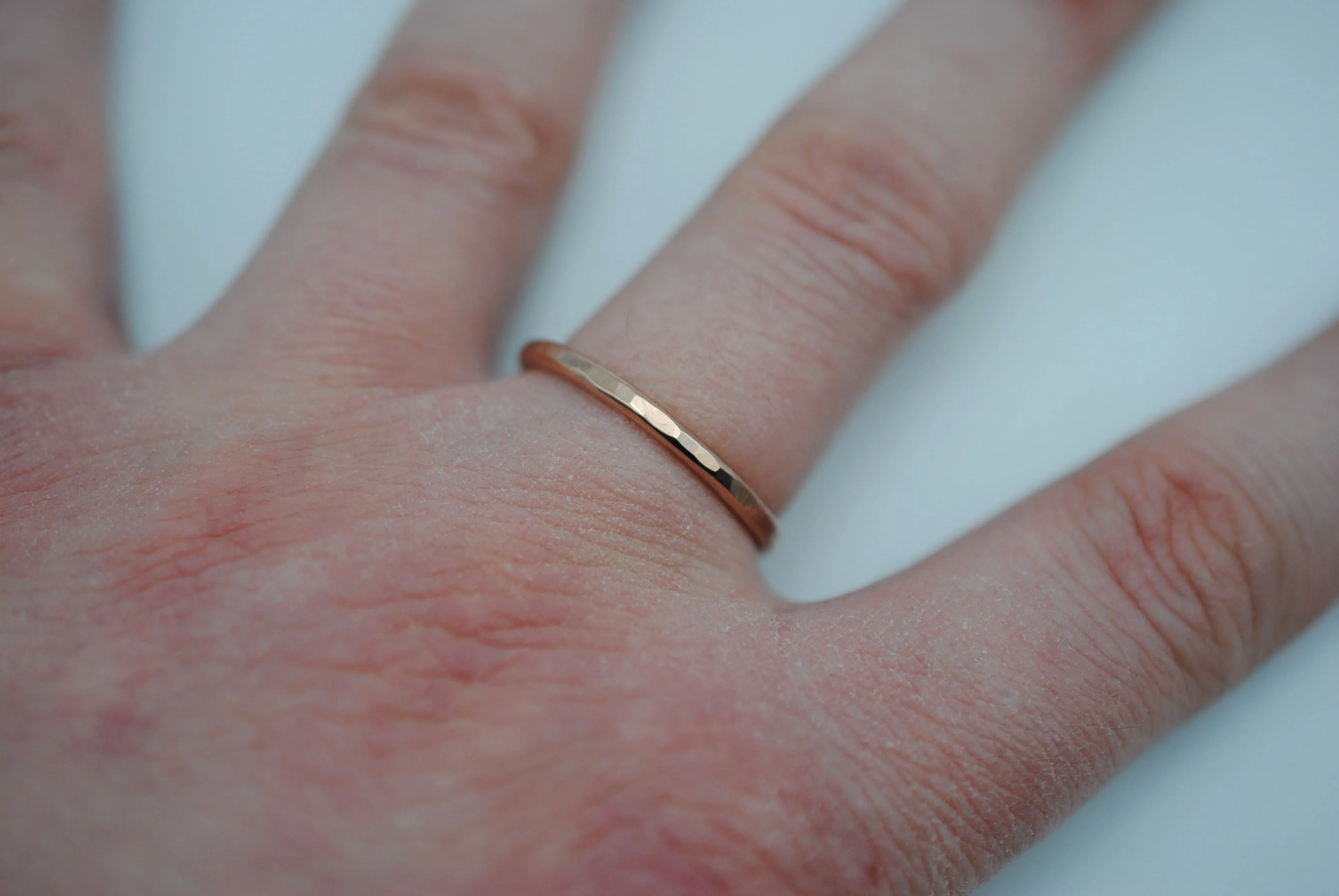 Thicker Rose Gold Stacker Ring