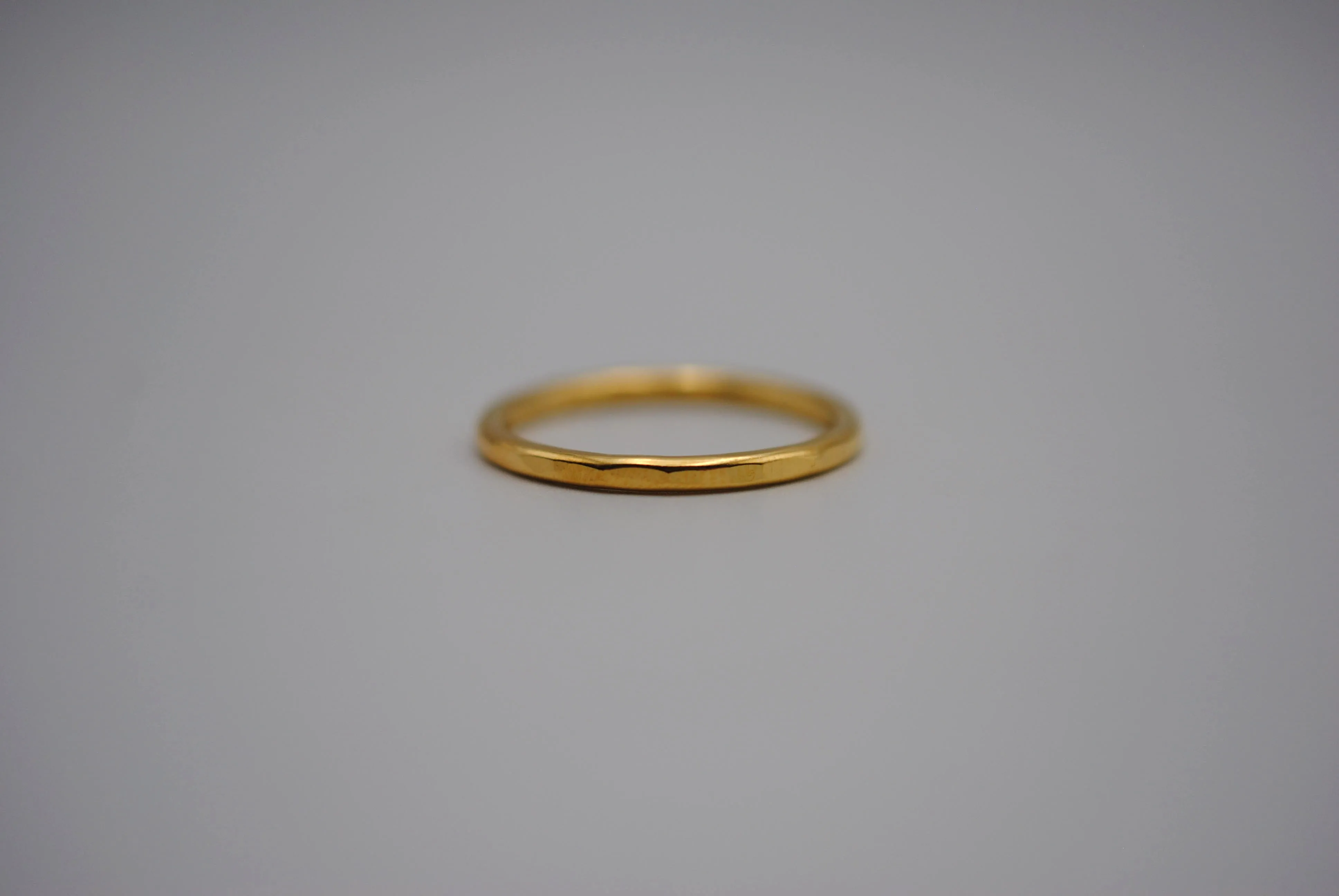 Thicker Yellow Gold Stacker Ring