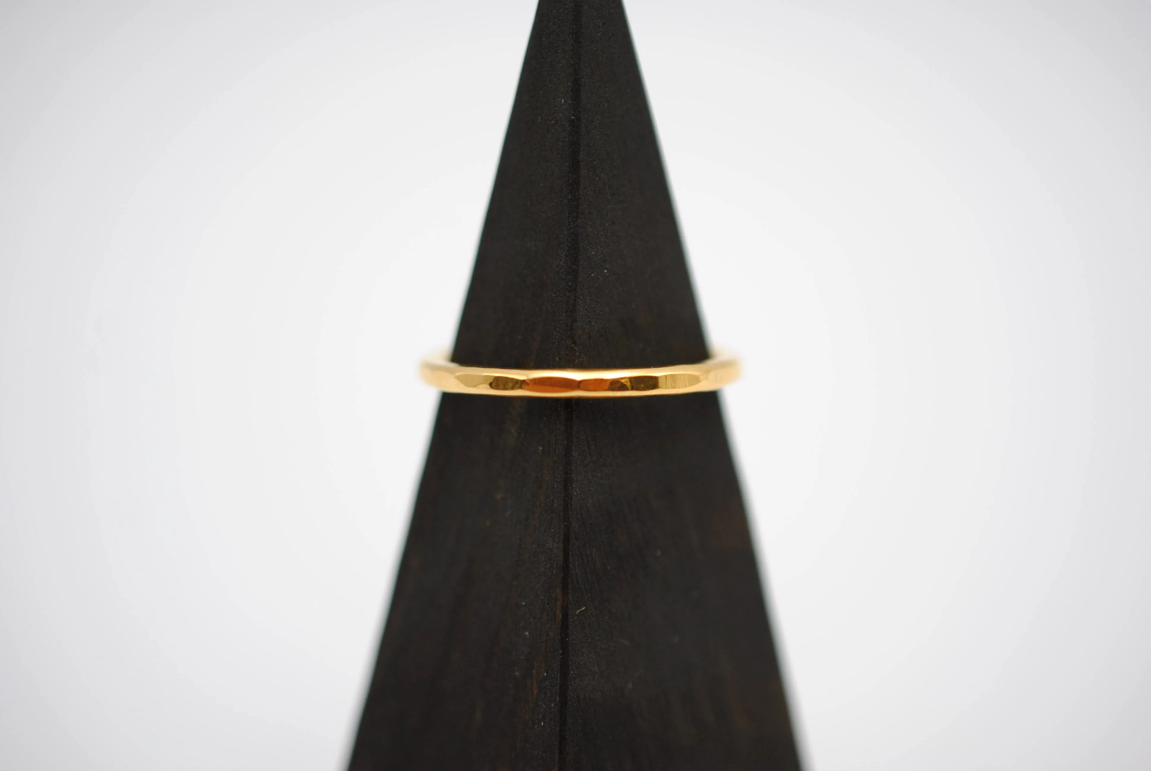 Thicker Yellow Gold Stacker Ring