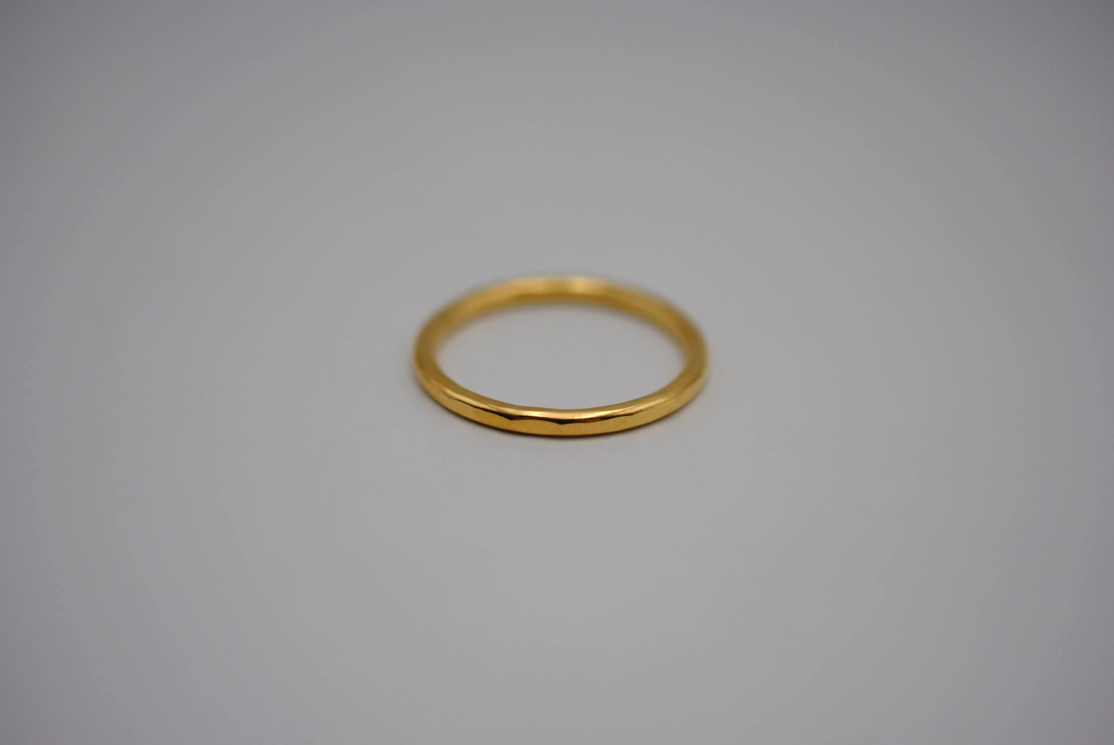 Thicker Yellow Gold Stacker Ring