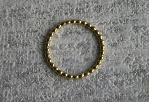 Thin Beaded Band