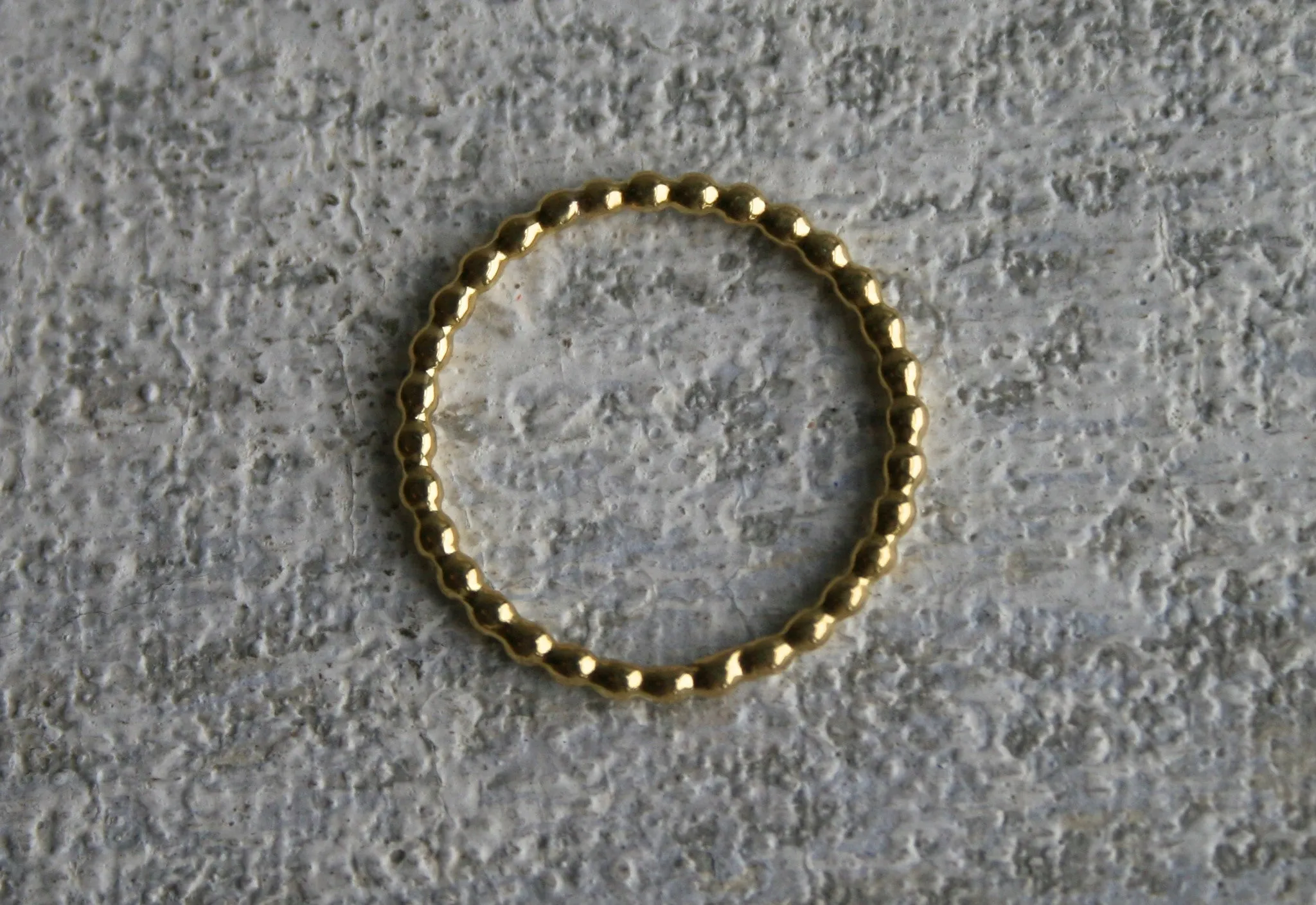 Thin Beaded Band