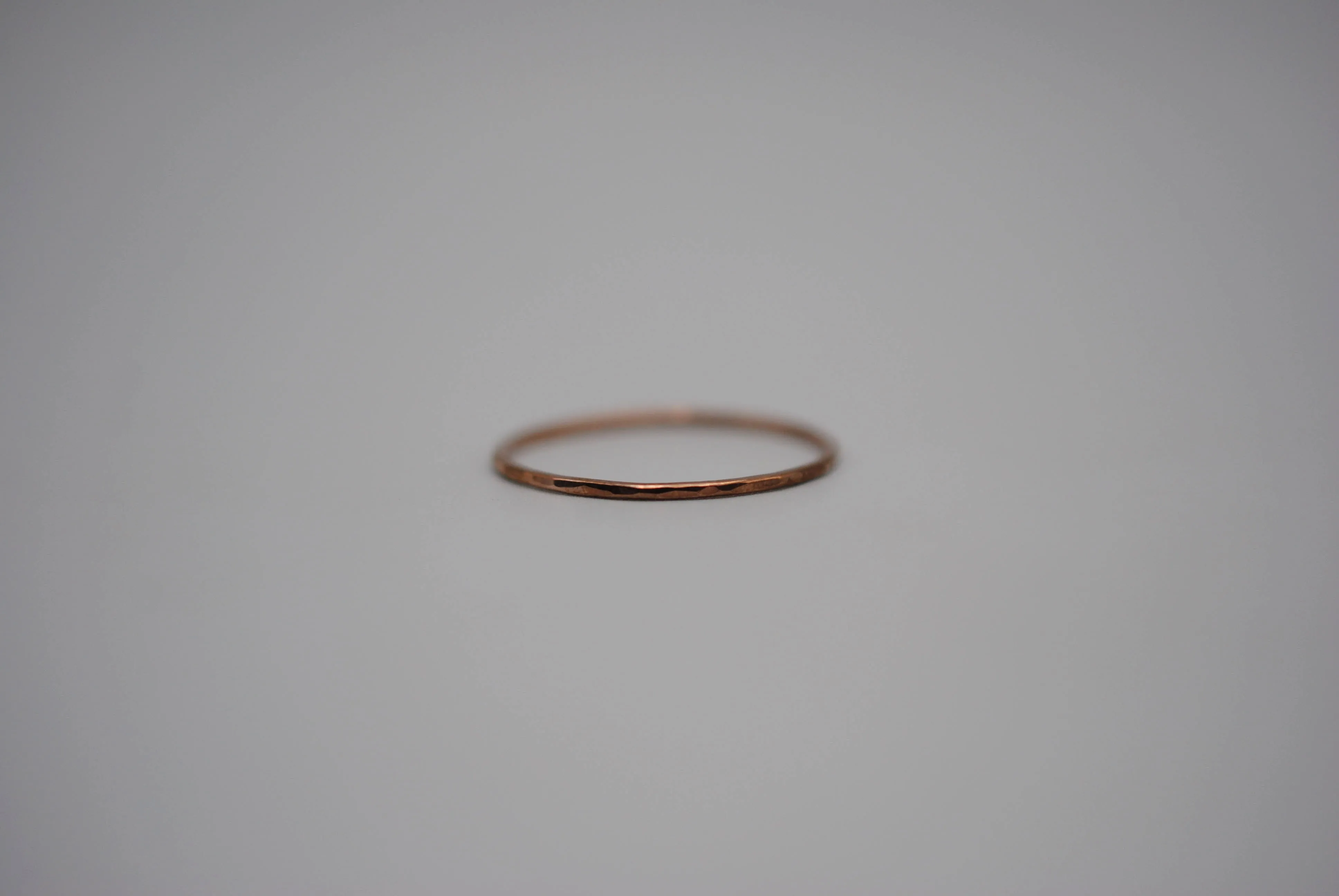 Thin Rose Gold Stacker Ring