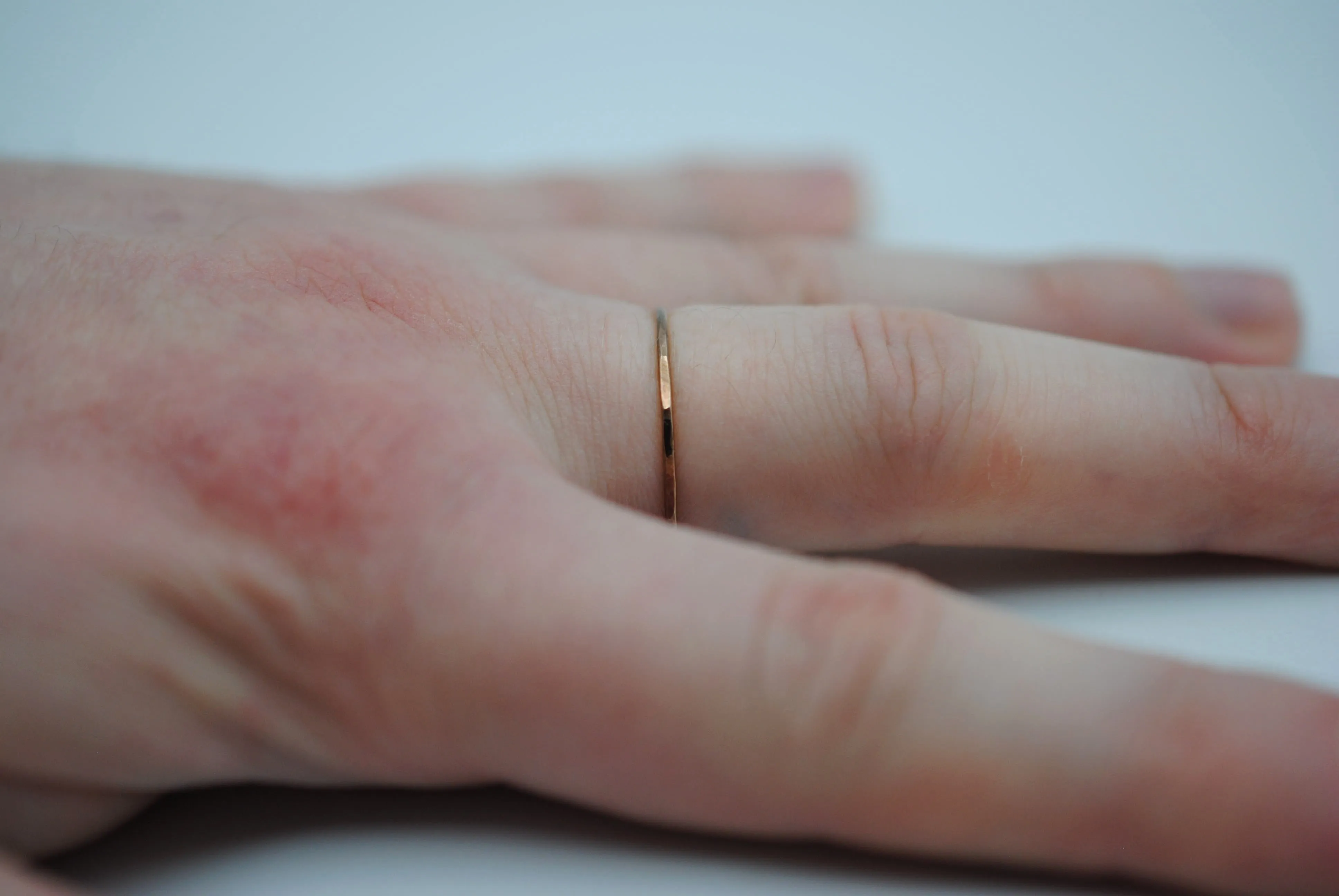 Thin Rose Gold Stacker Ring