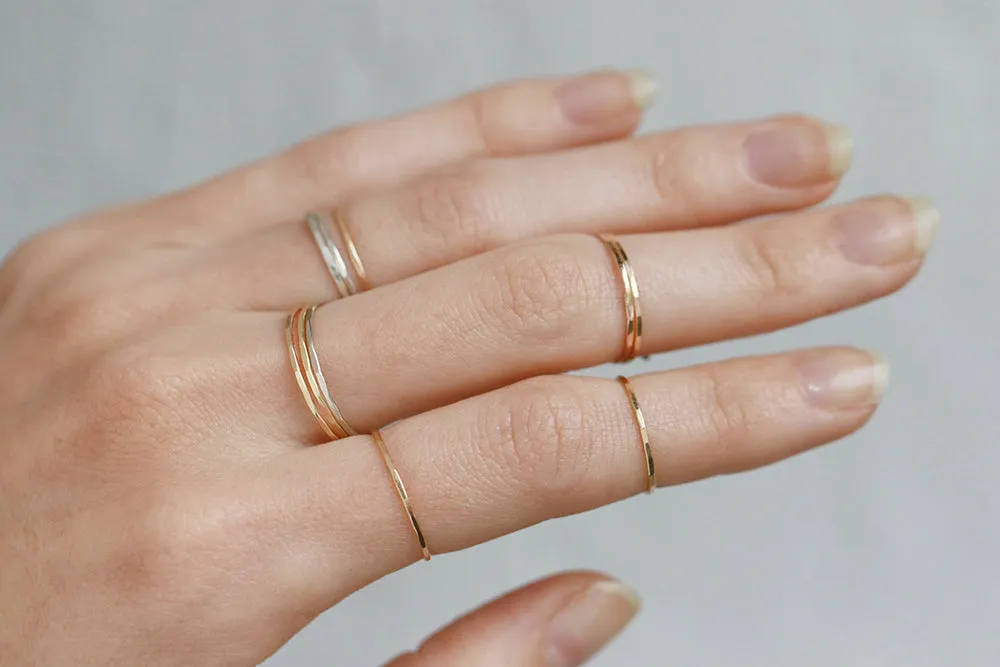 Thin Single Stacking Ring