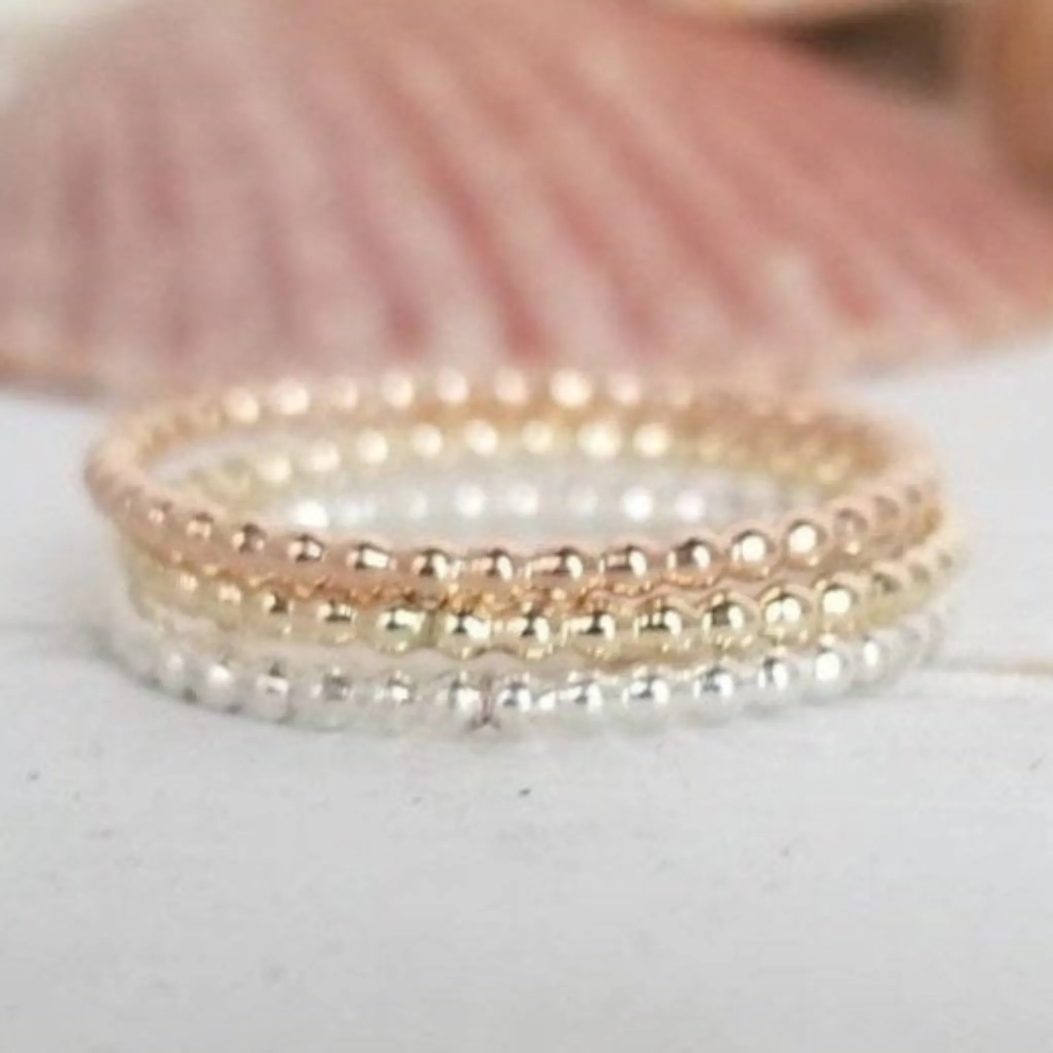 Thin Stacking or Midi Ring - Sterling, Gold, or Rose Gold