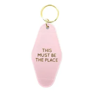 This Must Be the Place - Pink - Key tag