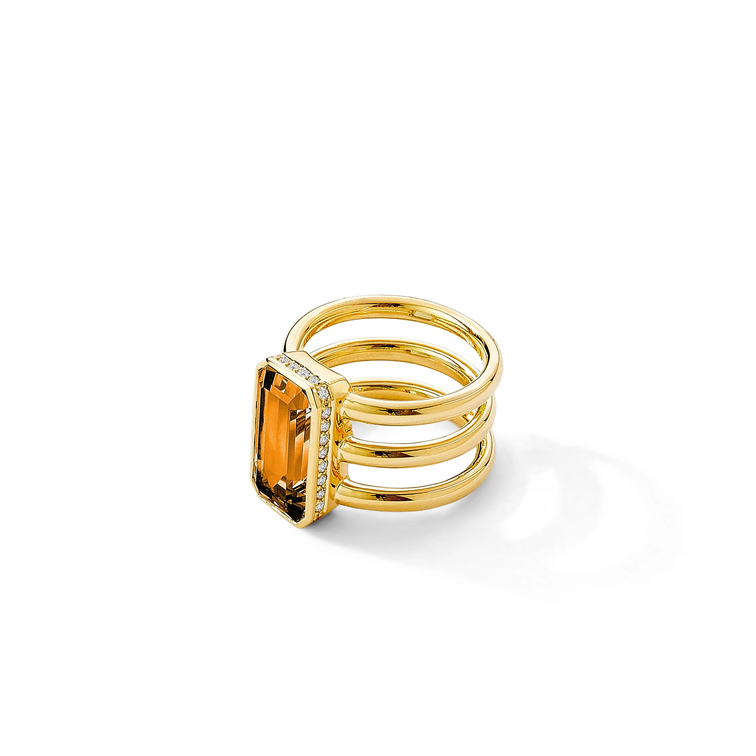 Three Band Geometrix Ring