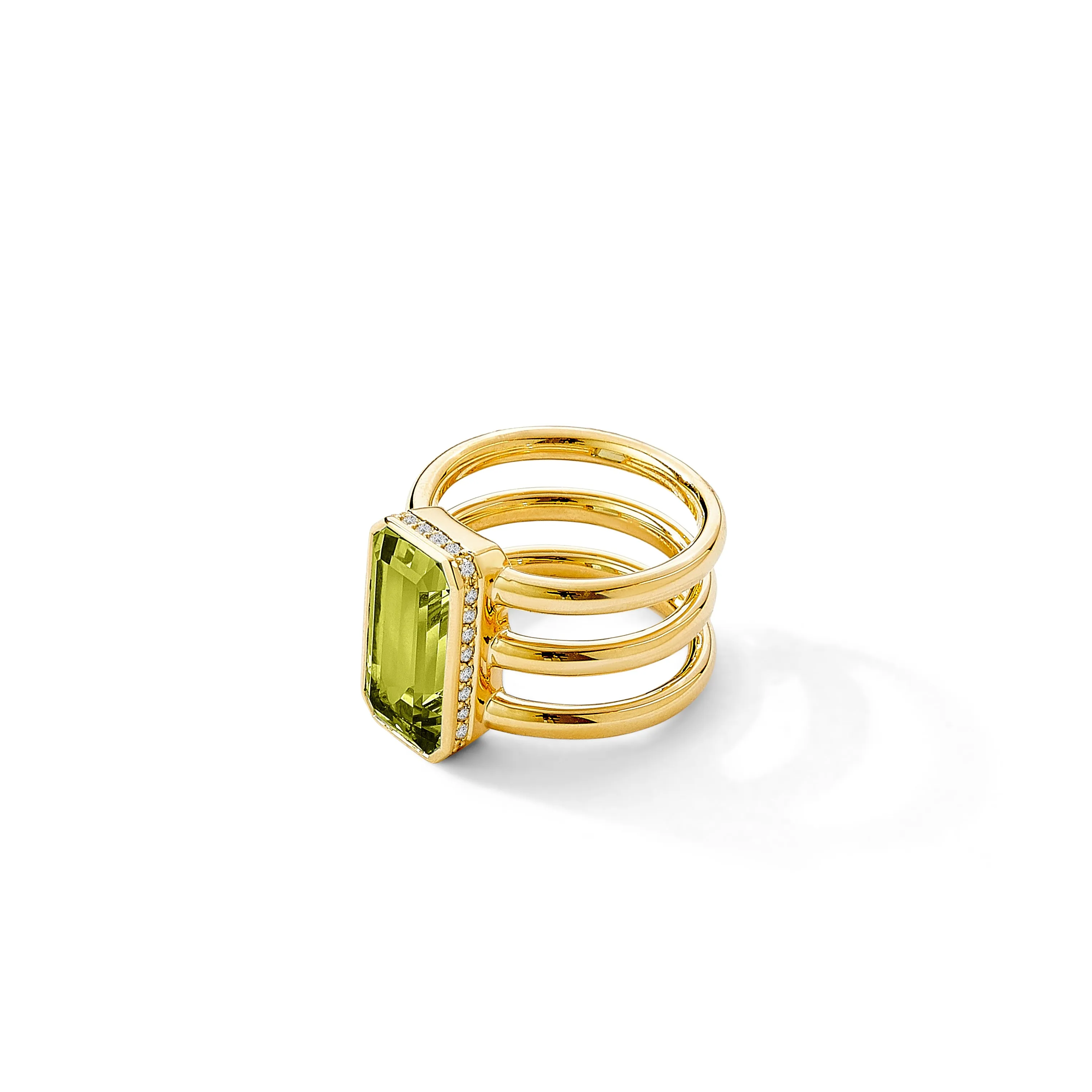 Three Band Geometrix Ring
