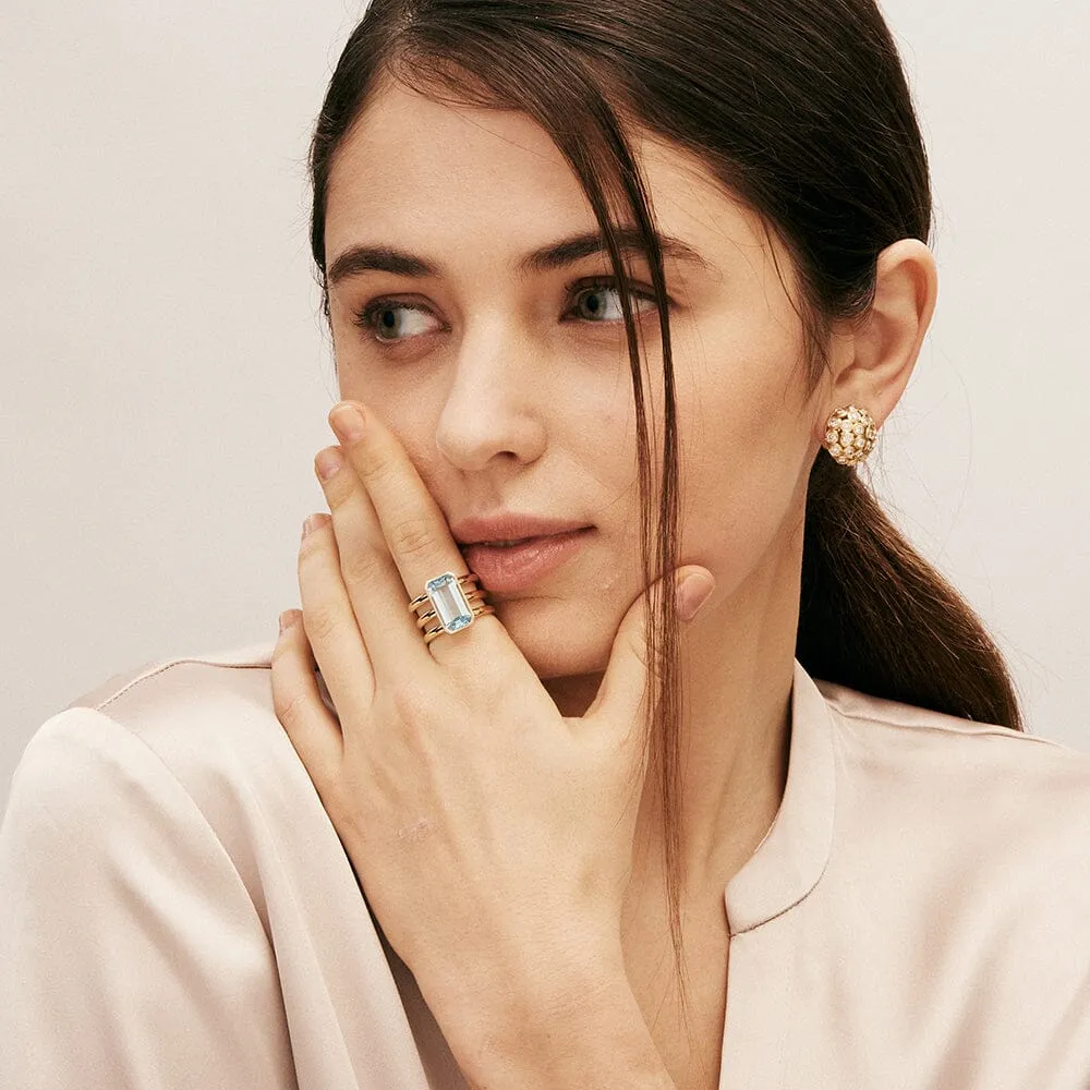 Three Band Geometrix Ring