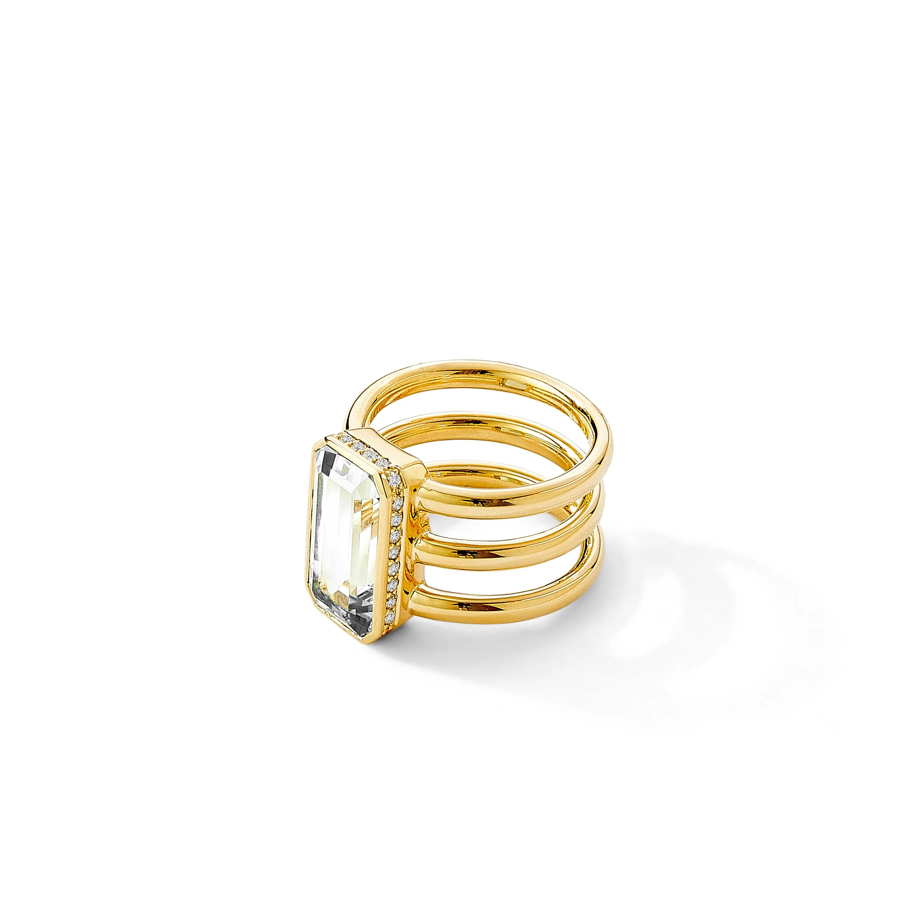 Three Band Geometrix Ring