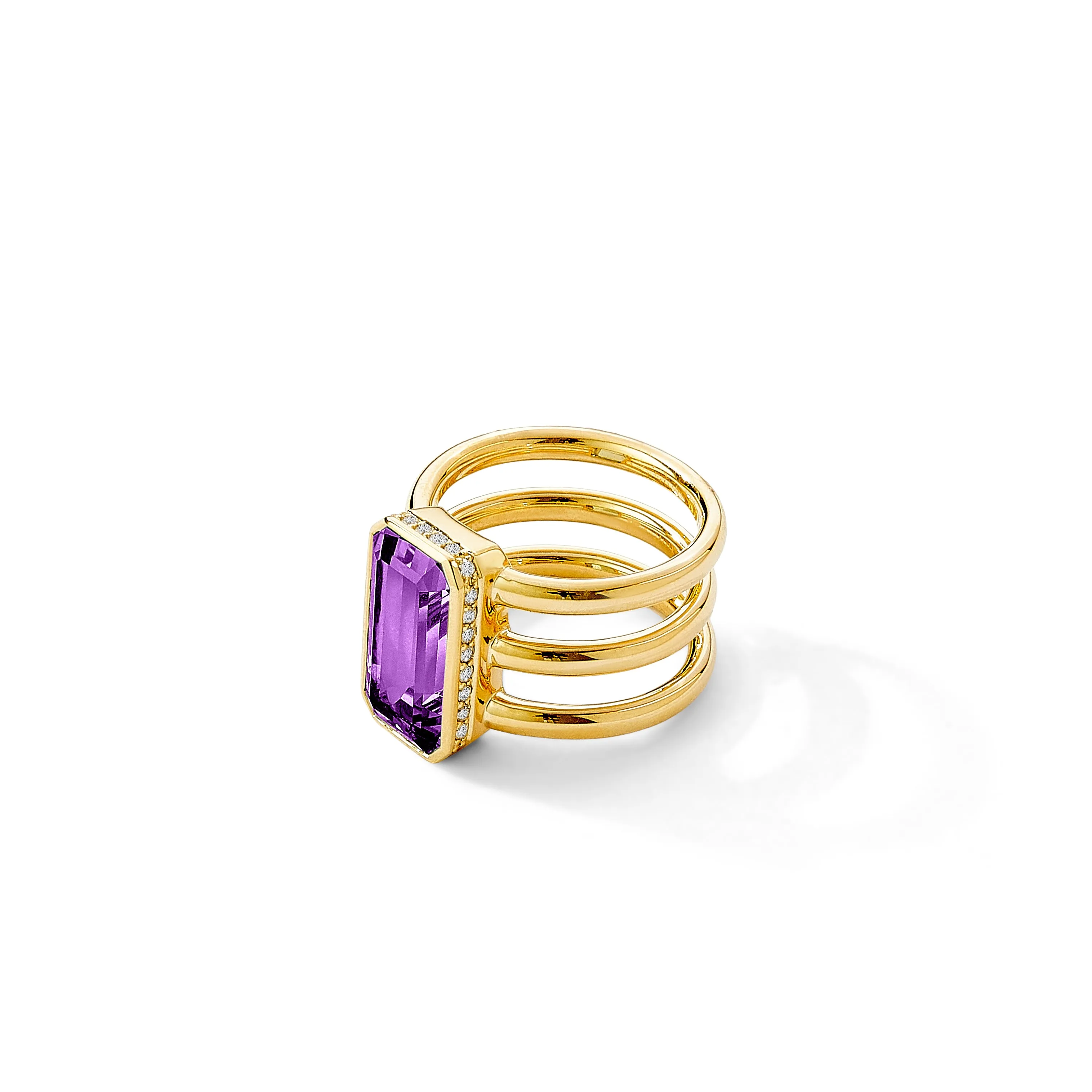Three Band Geometrix Ring