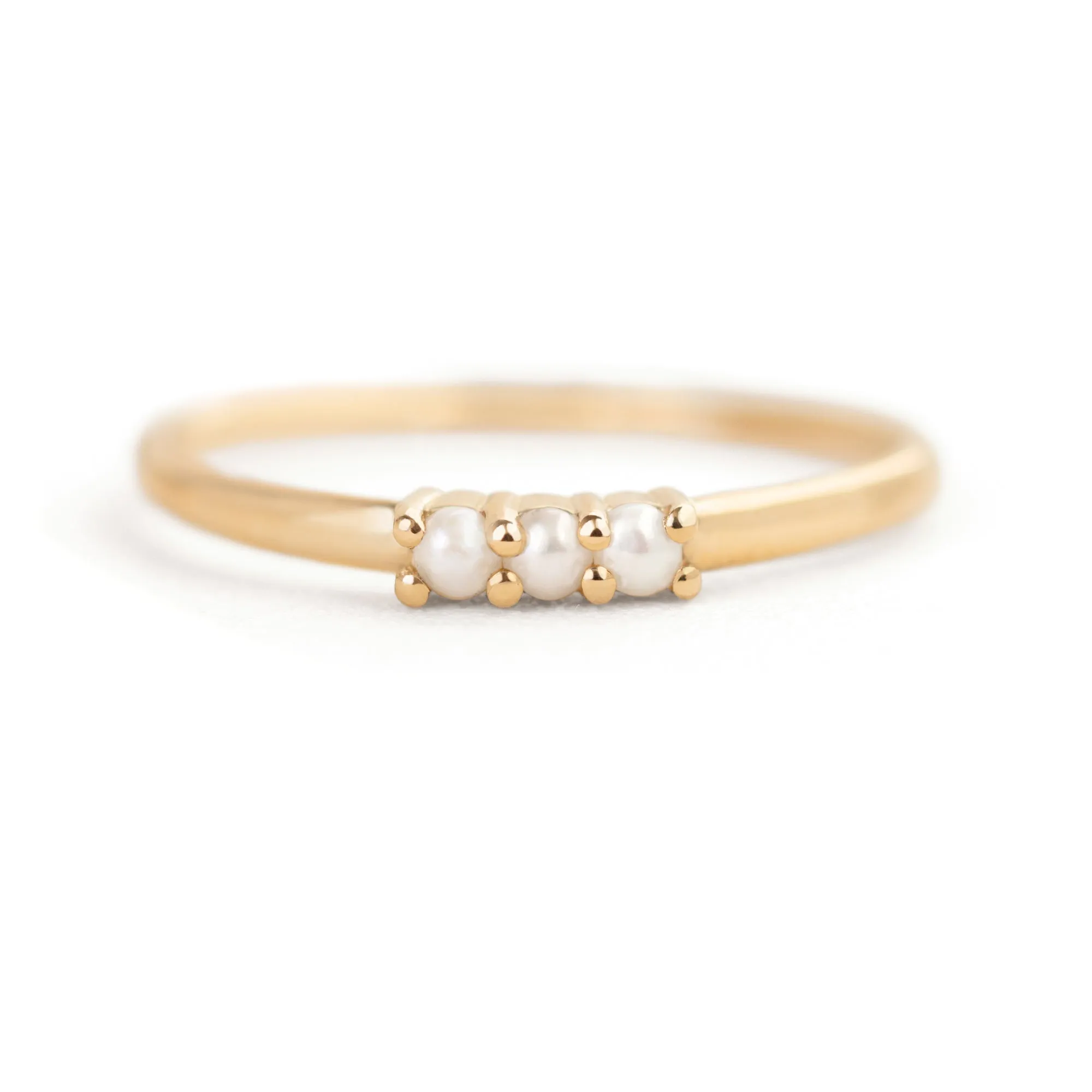 Three Pearl Ring