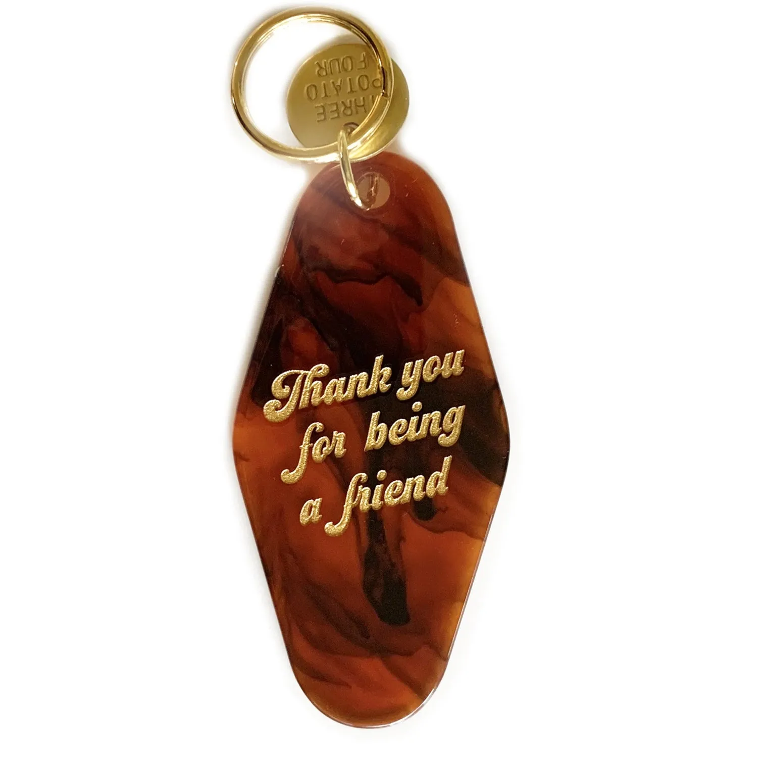 Three Potato Four Key Tag